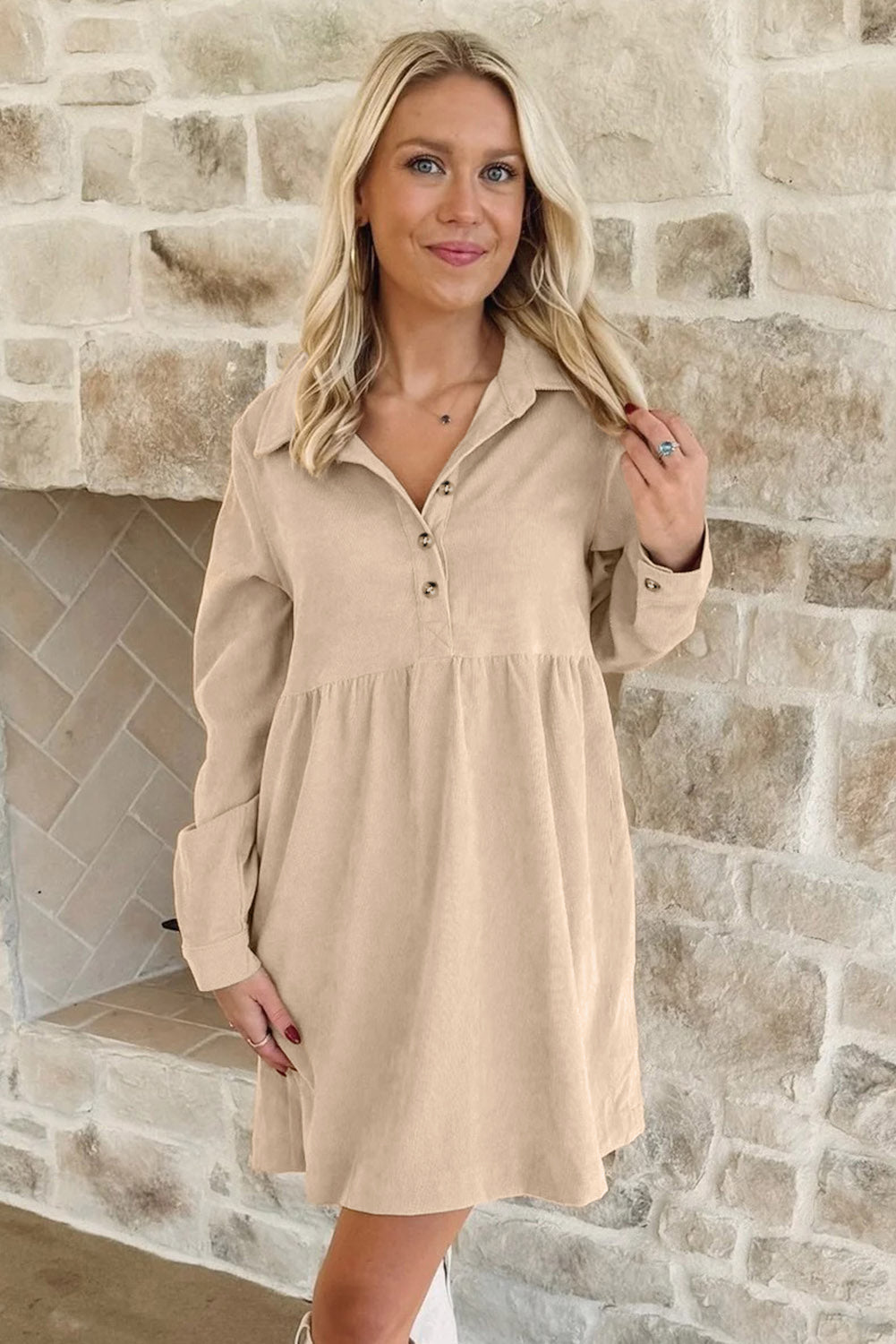 Ava | Corduroy Mini Dress