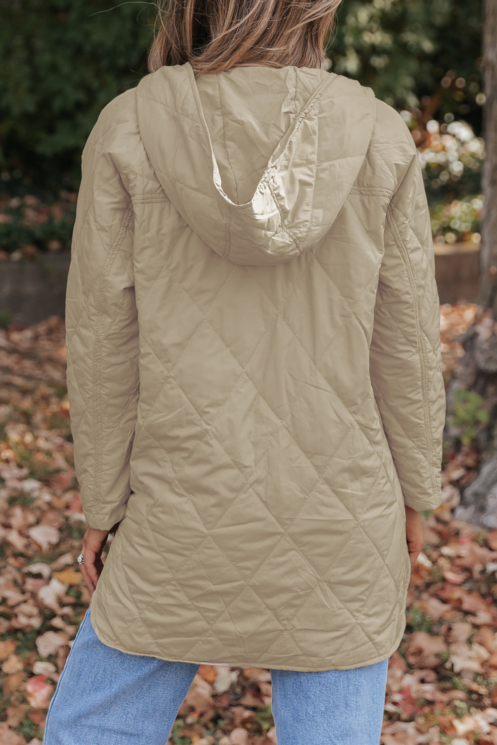 Amara | Quilted Puffer Coat with Snap Closures