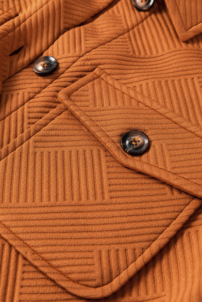 Madison | Textured Duster Coat with Buttoned Front