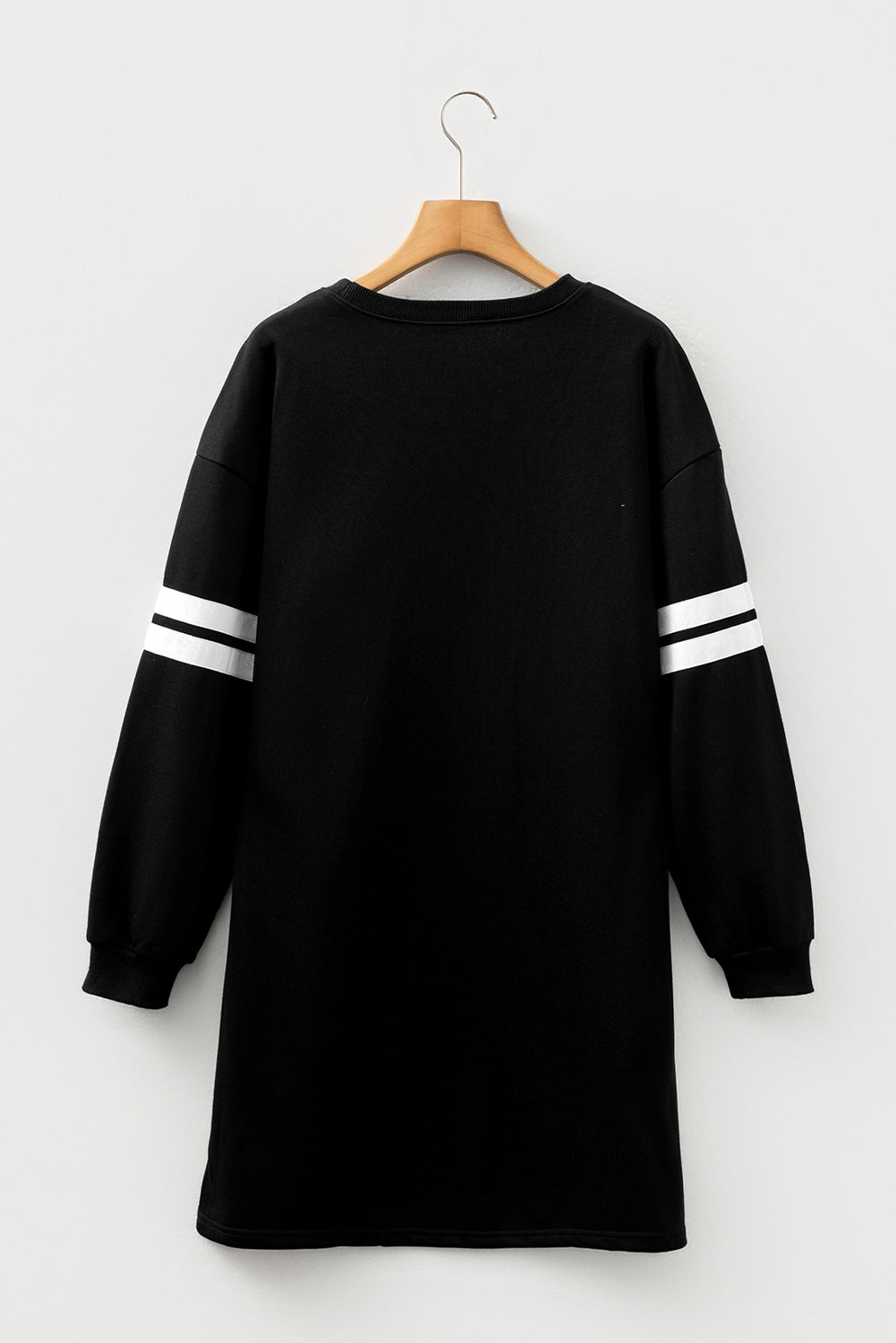 Lea | Varsity Striped Sleeve Casual Dress