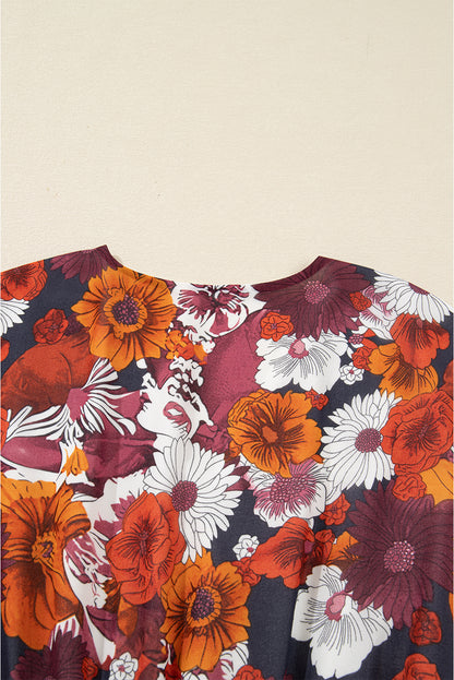 Helena | Floral Wrap Mini Dress