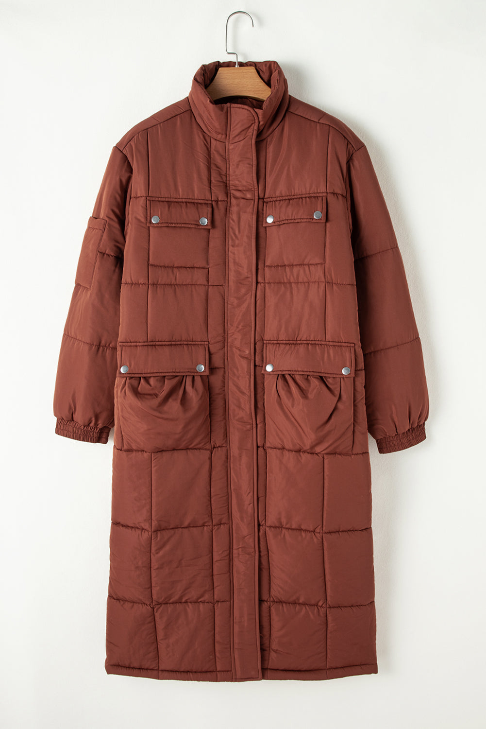 Brooklyn | Quilted Stand-Neck Coat