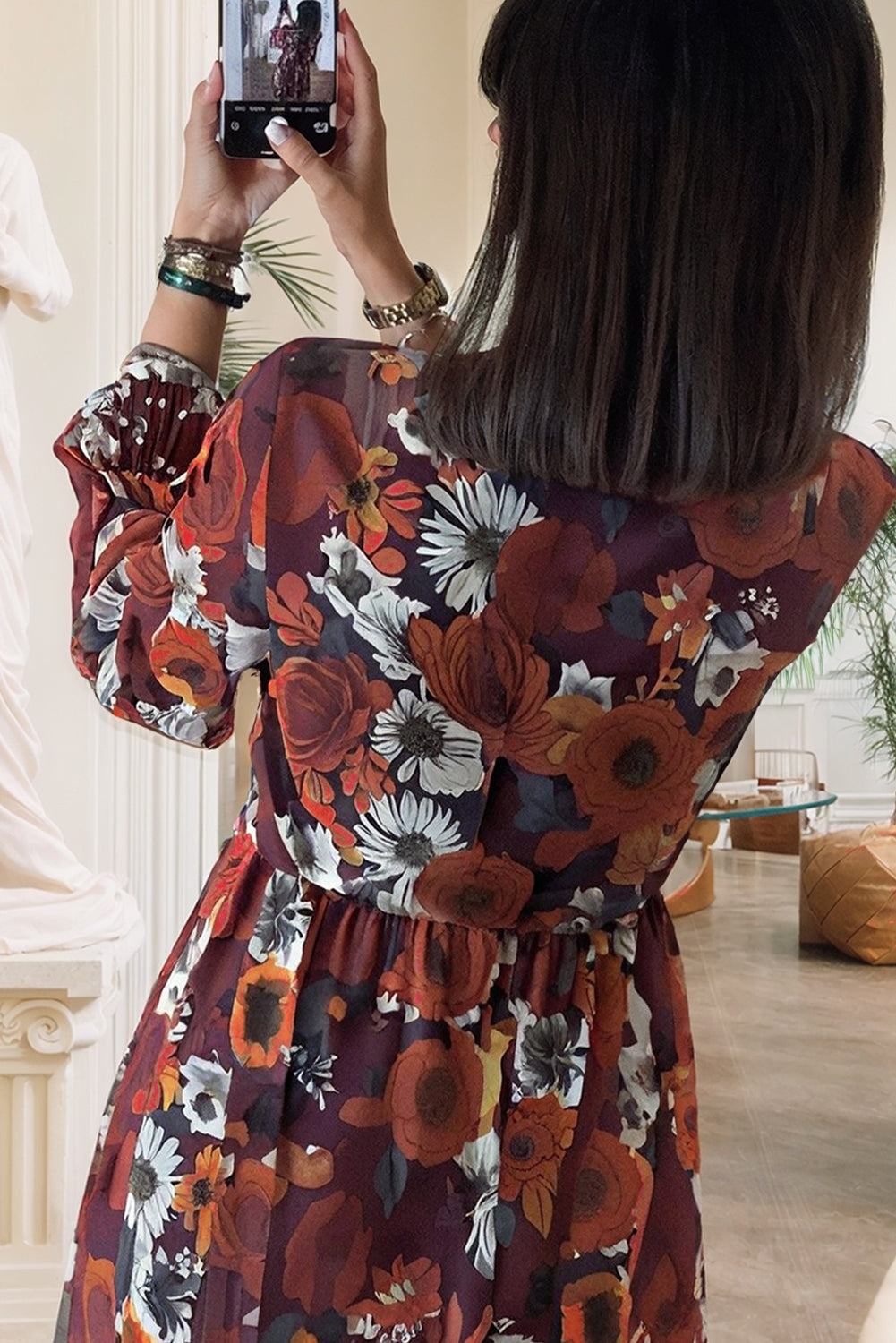 Helena | Floral Wrap Mini Dress