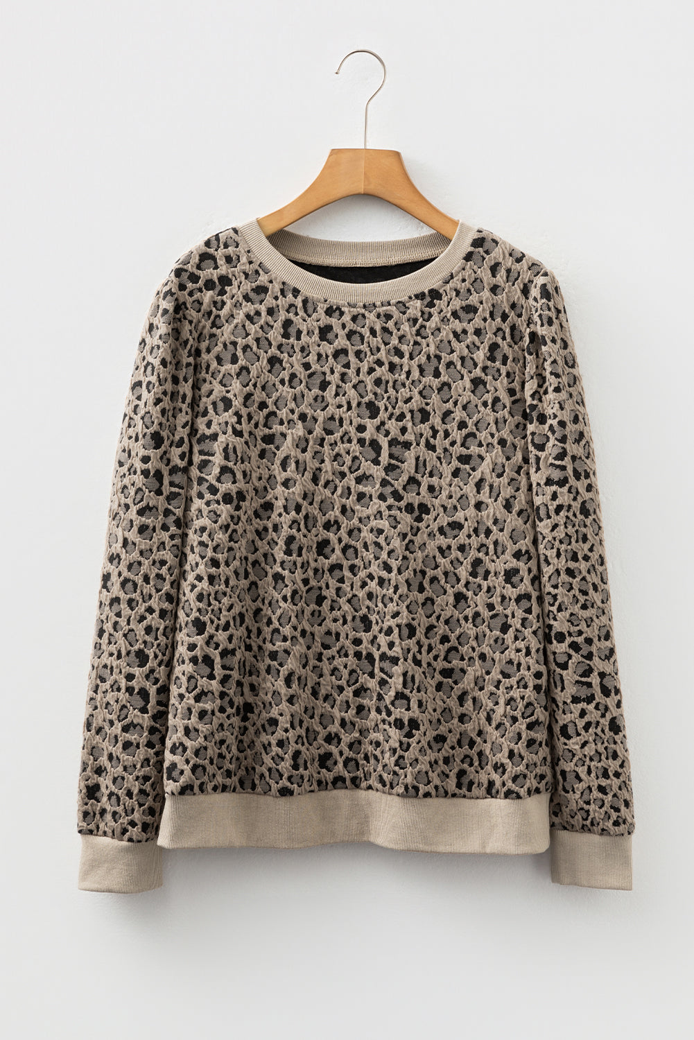 Olivia | Bold Leopard Print Long Sleeve Top