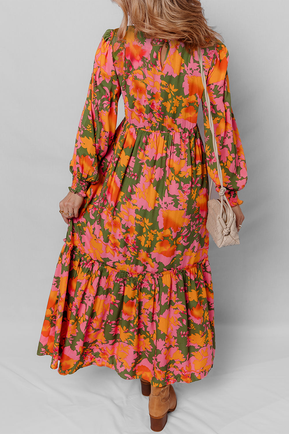 Magdalena | Floral Puff-Sleeve Dress