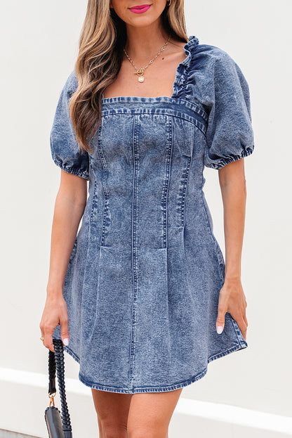 Agnieszka | Bustier Denim Dress