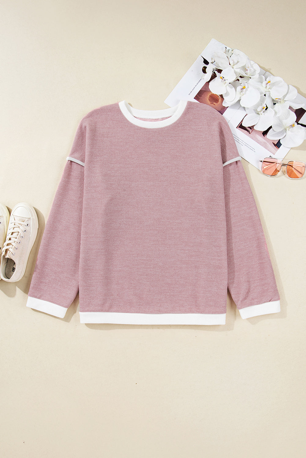 Joanne | Plus Size Drop Shoulder Knitted Top