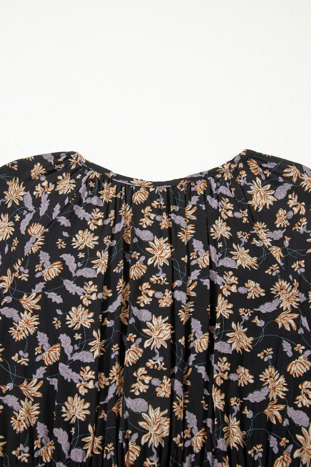 Fiona | Boho Floral Smocked Mini Dress