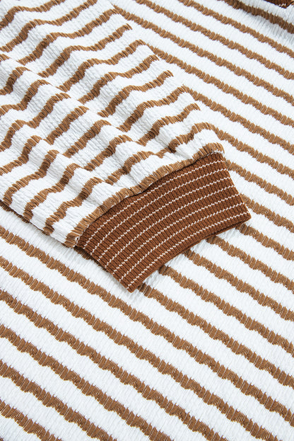 Jessica | Collared V-Neck Pullover & Wide Leg Pants Set