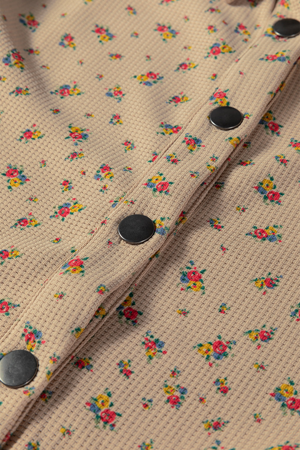 Adelle | Boho Floral Plaid Patchwork Shacket