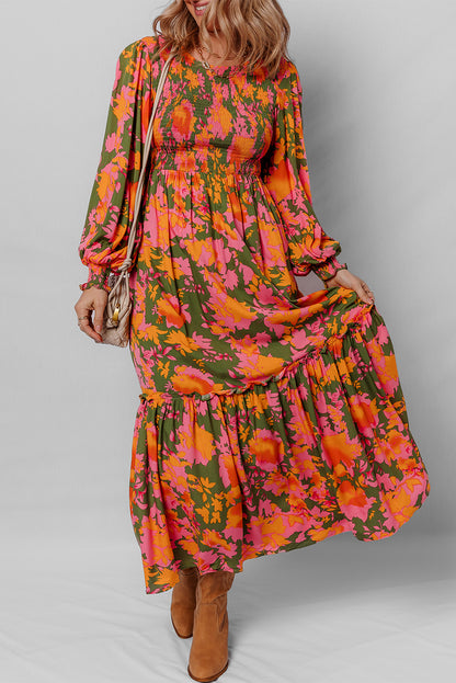 Magdalena | Floral Puff-Sleeve Dress